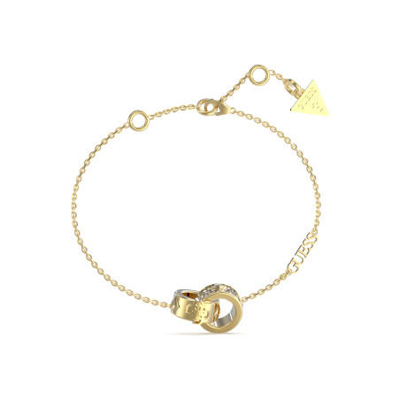 Złota Bransoletka Damska Guess Kryształki JUBB03282WYG - JubilerSezam.pl