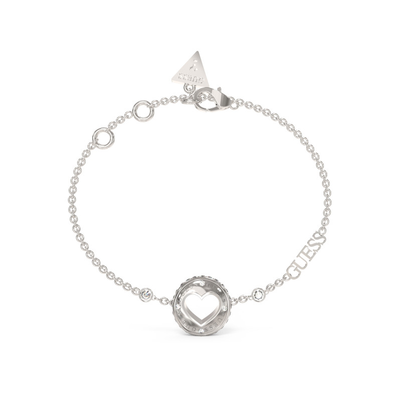 Bransoletka Guess srebrna z kryształkami JUBB03344JWRH - JubilerSezam.pl