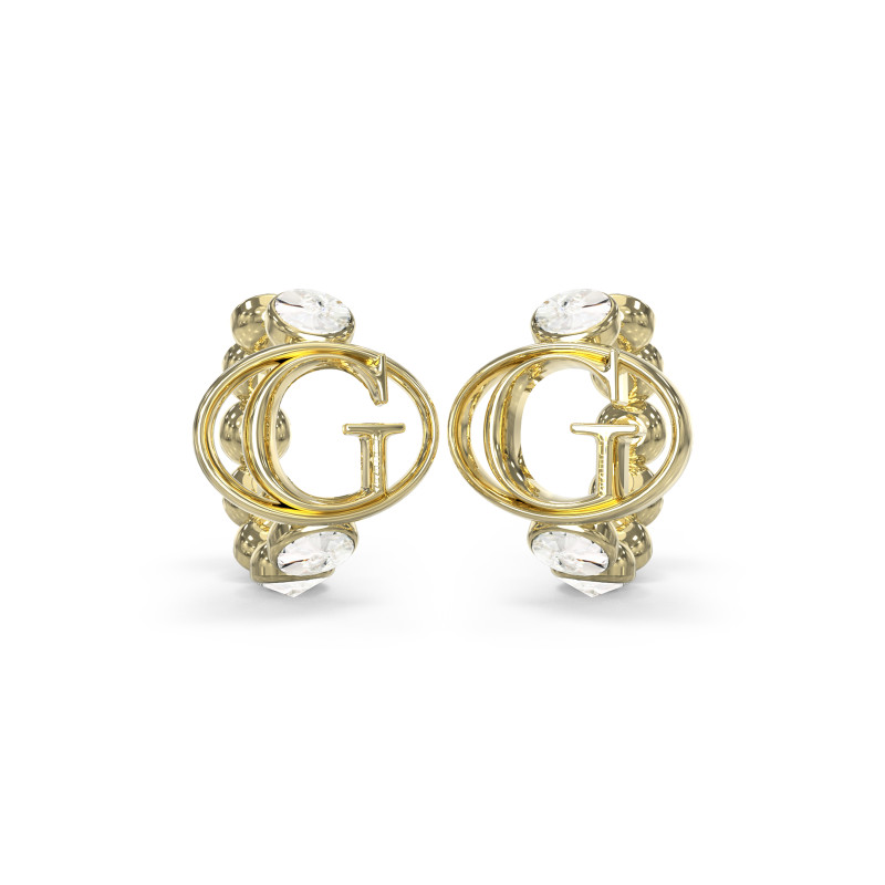 Złote Kolczyki Guess z Cyrkoniami JUBE03360JWY - JubilerSezam.pl
