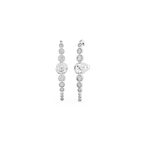 Kolczyki Guess złote z kryształami JUBE03372JWRH - JubilerSezam.pl