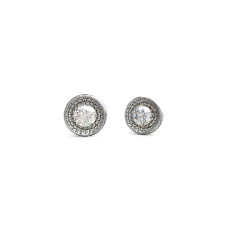 Kolczyki Guess srebrne z cyrkoniami JUBE03396JWRH - JubilerSezam.pl