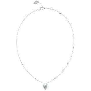 Naszyjnik Guess srebrny z kryształami JUBN03241JWRH - JubilerSezam.pl