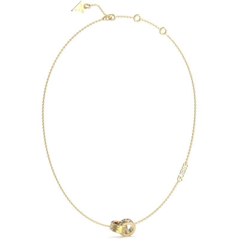 Złoty Naszyjnik Guess JUBN03281JWYG z Kryształami - JubilerSezam.pl