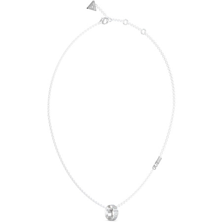 Naszyjnik Guess srebrny z kryształami JUBN03343JWRH - JubilerSezam.pl