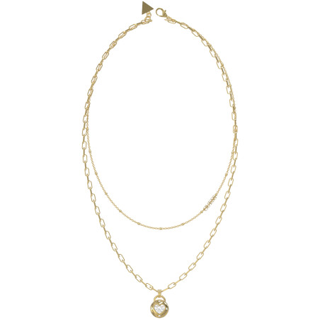 Złoty Naszyjnik Guess JUBN03348JWYG z Kryształami - JubilerSezam.pl