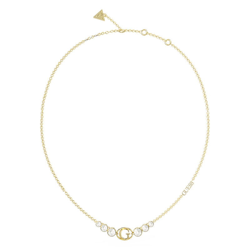 Złoty Naszyjnik Guess z Kryształami JUBN03357JWYG - JubilerSezam.pl