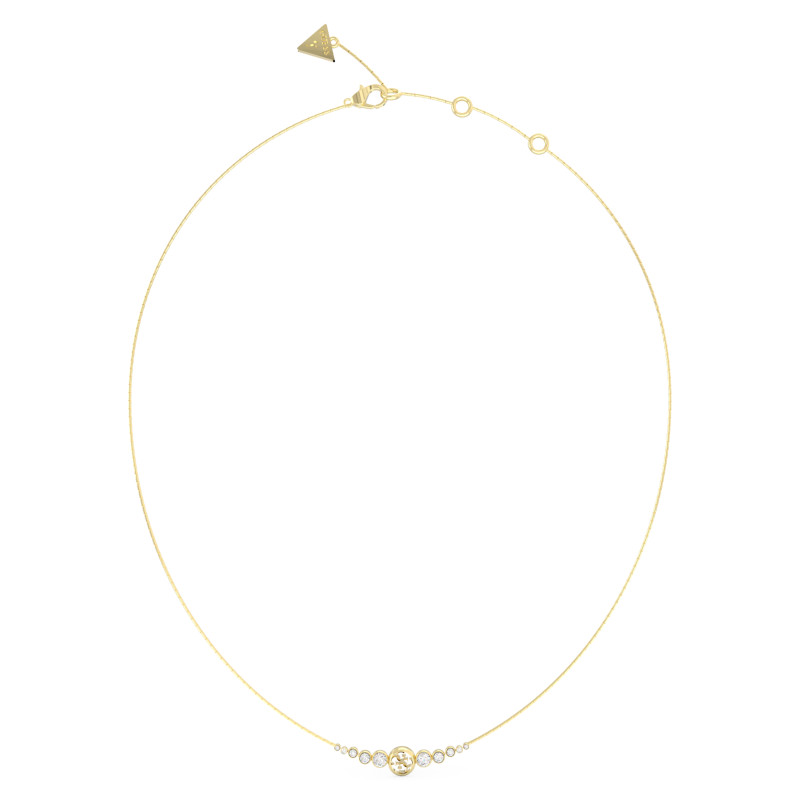 Złoty Naszyjnik Guess JUBN03370JWYG z Kryształami - JubilerSezam.pl
