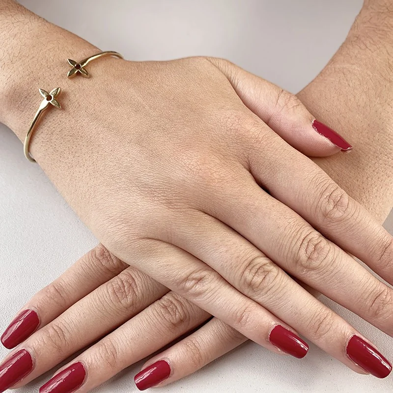 Bransoleta złota bangle z koniczynami LP 18K50-BNG0004-Y próba 585