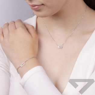 Srebrna Bransoletka Good Luck Anker pr. 925 - JubilerSezam.pl