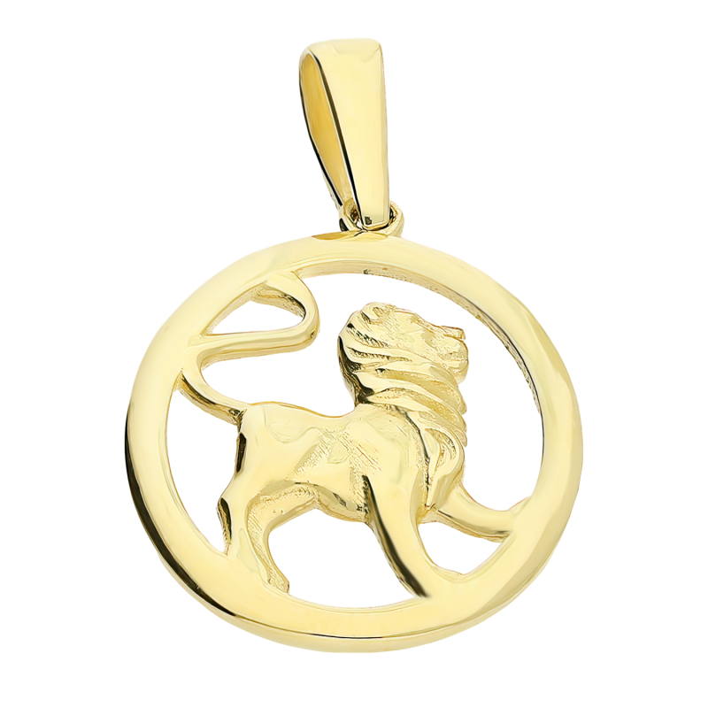 Złoty Znak Zodiaku Lew pr. 375 - JubilerSezam.pl