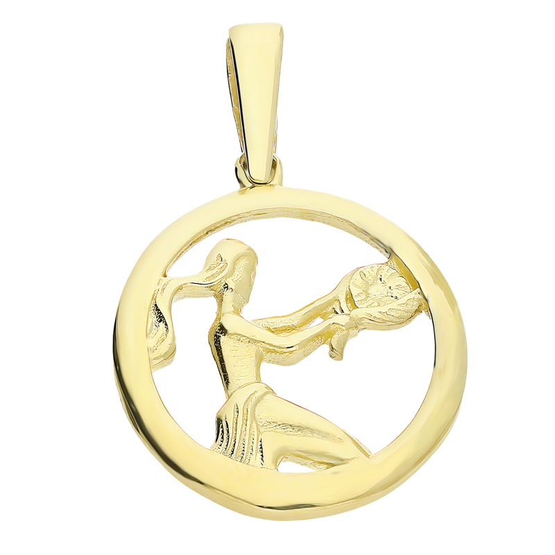 Złoty Znak Zodiaku Panna pr. 375 - JubilerSezam.pl