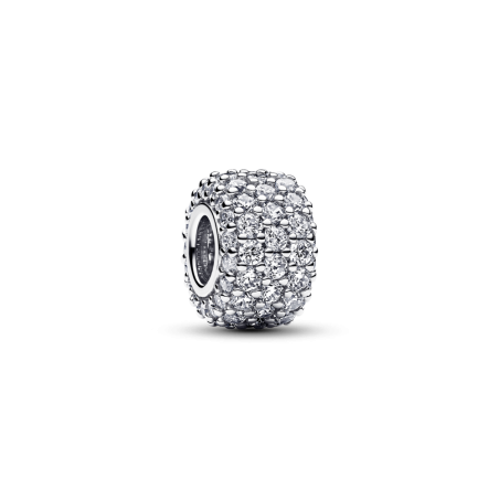 Srebrny Charms Pandora Wysadzany Cyrkoniami 792820C01 - JubilerSezam.pl
