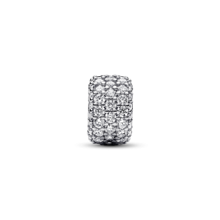 Srebrny Charms Pandora Wysadzany Cyrkoniami 792820C01 - JubilerSezam.pl