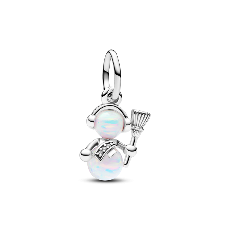 Charms Pandora Opalowy Bałwan pr. 925 - JubilerSezam.pl