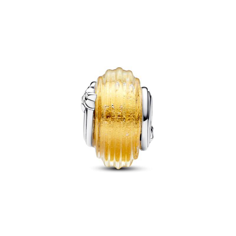 Charms Spadająca gwiazda ze żłobionego szkła Murano Pandora 792982C01 próba 925