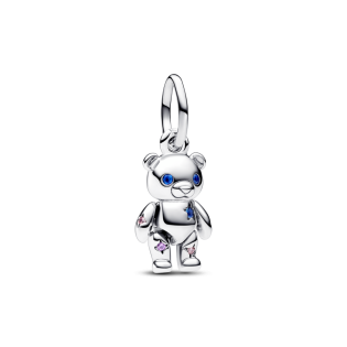 Srebrny Charms Miś Pandora 792986C01 - JubilerSezam.pl