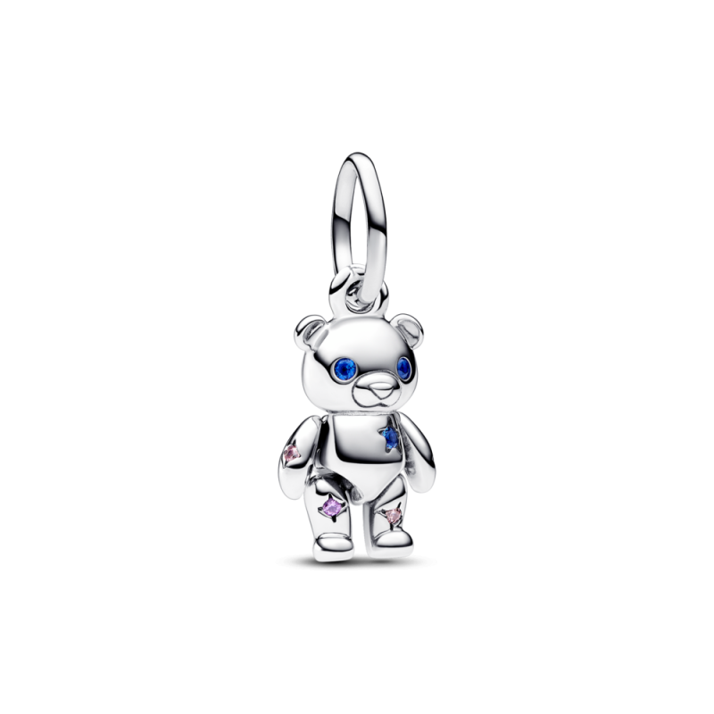 Srebrny Charms Miś Pandora 792986C01 - JubilerSezam.pl