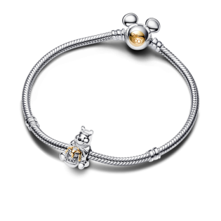 Disney 100 Charms-zawieszka Kubuś z diamentem syntetycznym Pandora 793029C01 próba 925