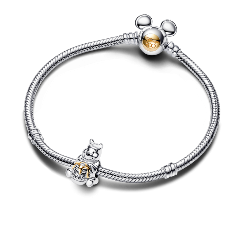 Disney 100 Charms-zawieszka Kubuś z diamentem syntetycznym Pandora 793029C01 próba 925
