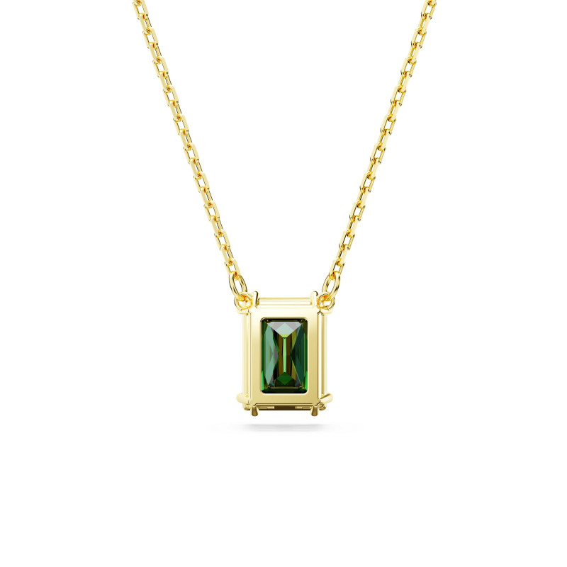 Naszyjnik Swarovski Matrix Zielona Cyrkonia - JubilerSezam.pl