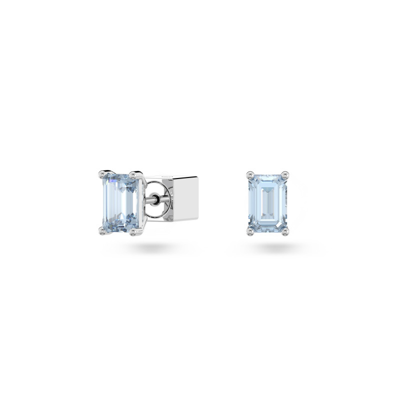Kolczyki Swarovski Stilla Niebieskie Sztyfty 5639134 - JubilerSezam.pl