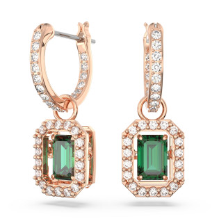 Długie kolczyki Swarovski Millenia zielone 5650068 - JubilerSezam.pl