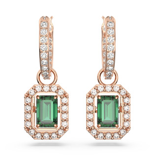 Długie kolczyki Swarovski Millenia zielone 5650068 - JubilerSezam.pl