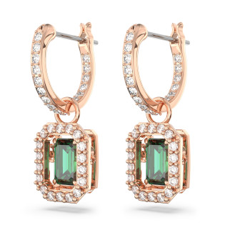 Długie kolczyki Swarovski Millenia zielone 5650068 - JubilerSezam.pl