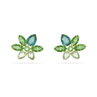 Kolczyki Swarovski Gema Zielone Kryształy - JubilerSezam.pl