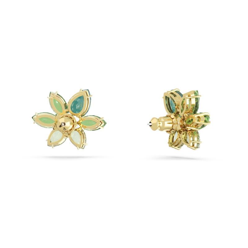 Kolczyki Swarovski Gema Zielone Kryształy - JubilerSezam.pl