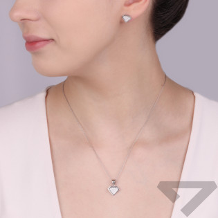 Srebrny Komplet Diament z Cyrkoniami pr. 925 - JubilerSezam.pl