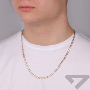 Łańcuszek złoty pancer
