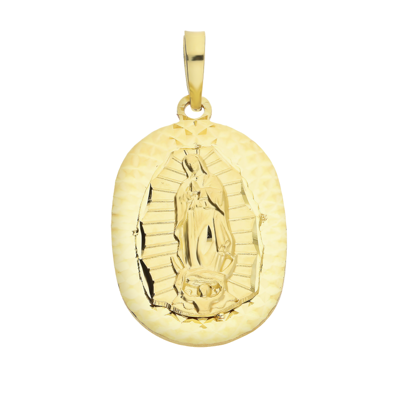 Złoty Medalik Matka Boska z Guadalupe pr. 585 - JubilerSezam.pl
