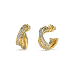 Kolczyki Guess JUBE04066JWYG Złote - JubilerSezam.pl