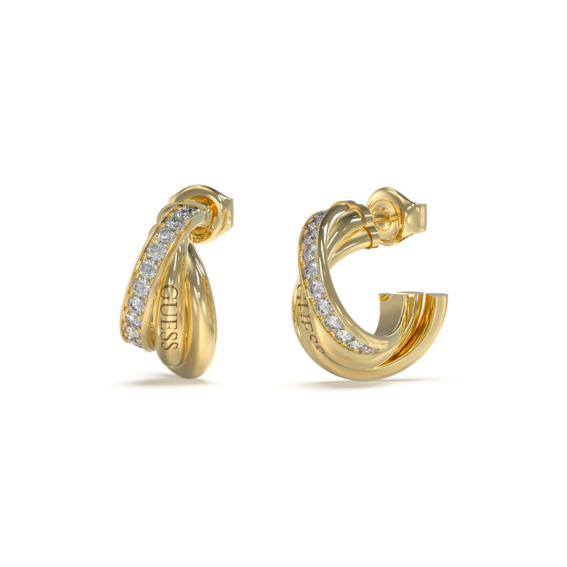 Kolczyki Guess JUBE04066JWYG Złote - JubilerSezam.pl