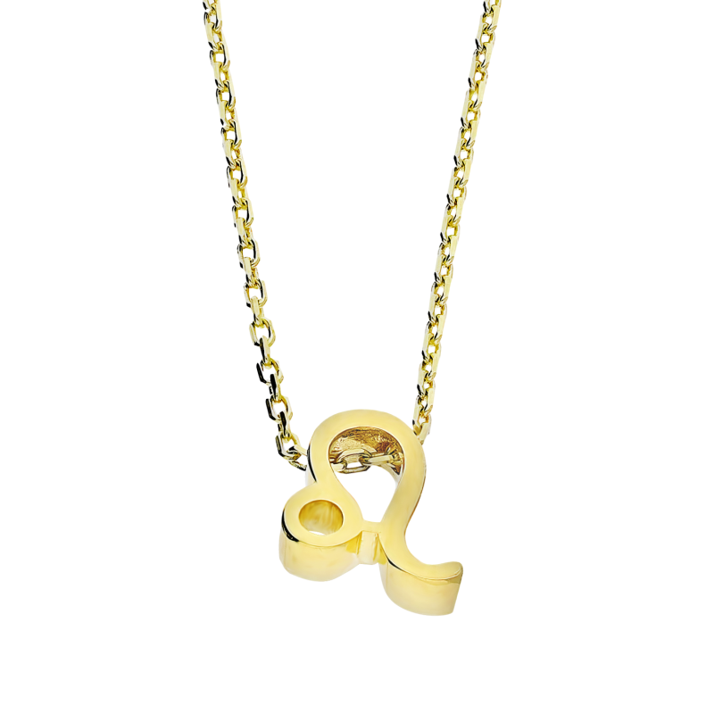 Złoty Naszyjnik Zodiak Lew pr. 375 - JubilerSezam.pl