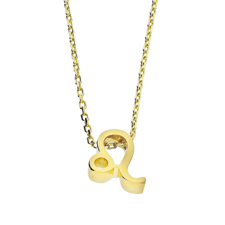 Złoty Naszyjnik Zodiak Lew pr. 375 - JubilerSezam.pl