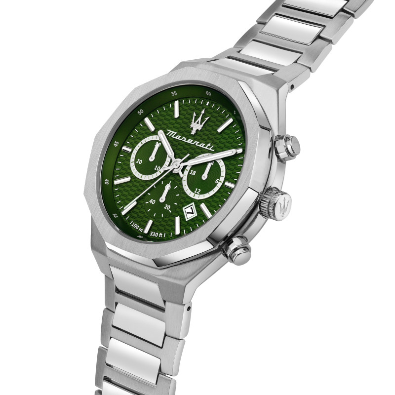 Zegarek męski Maserati Stile Green Dial - JubilerSezam.pl