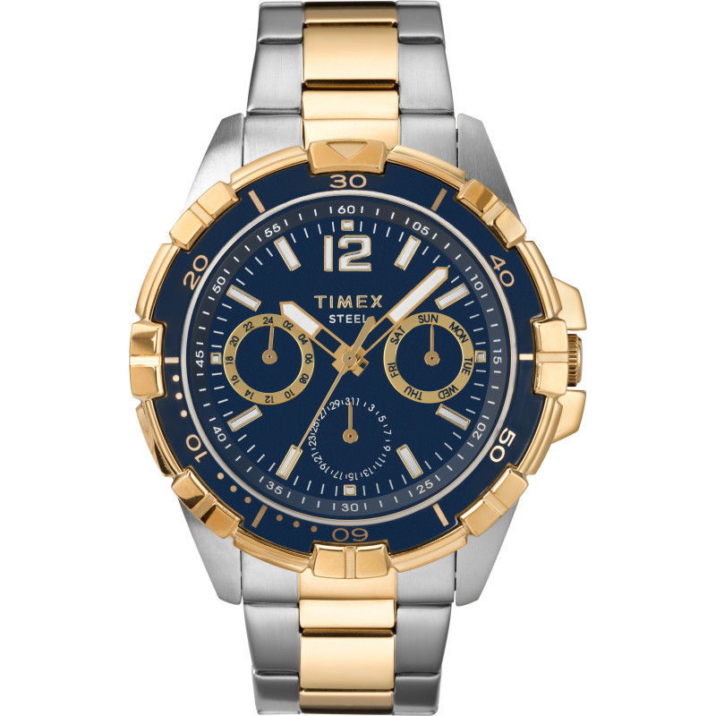 Męski zegarek Timex Blue Daily TW2T50700 - JubilerSezam.pl