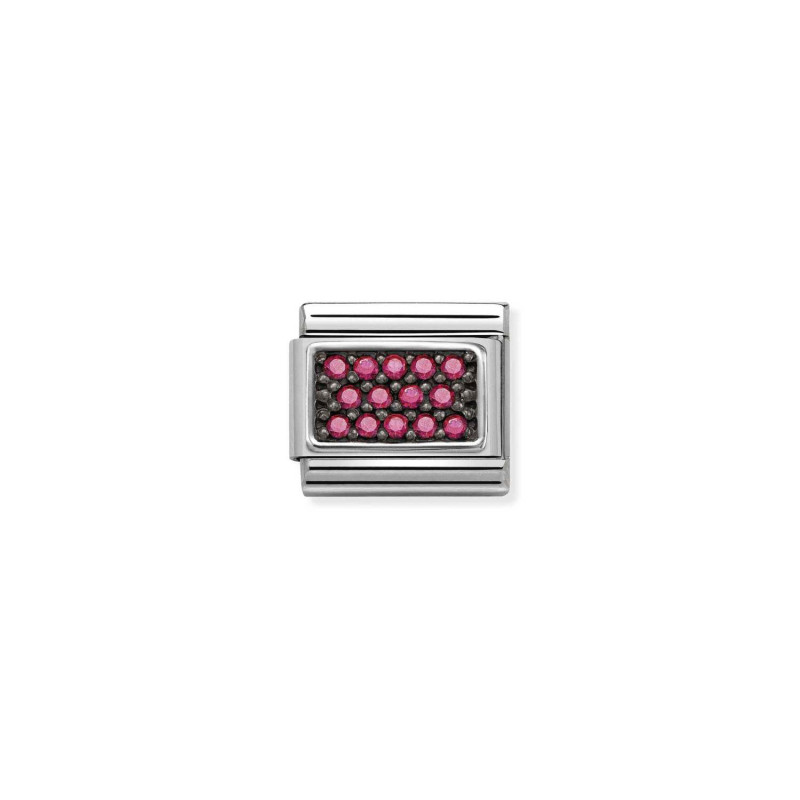 Link Nomination Composable Czarne cyrkonie NP 330324 16