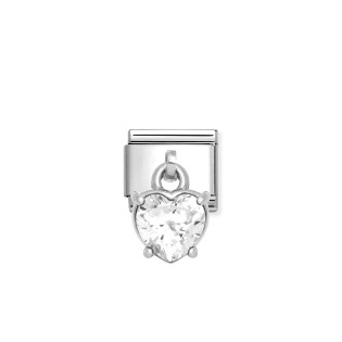 Element Nomination Composable Silver Serce NP 331812 12