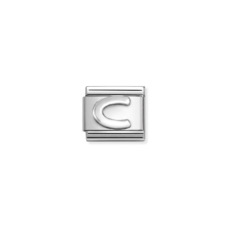 Srebrna Literka C Nomination - Element do Bransoletki