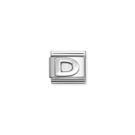 Srebrna Literka D Nomination - Element do Bransoletki