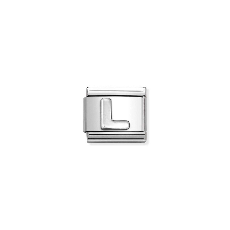 Srebrna Literka L Nomination Composable - JubilerSezam.pl