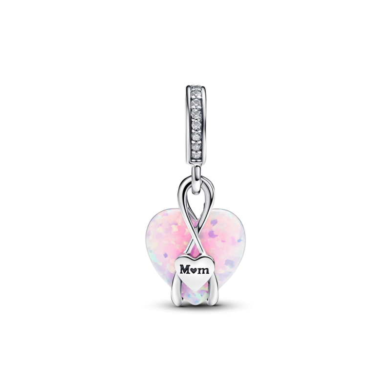 Opalizujący charms-zawieszka Pandora Serce mamy 793202C01