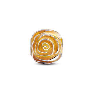 Żółty Charms Pandora Kwitnąca Róża 793212C02 - JubilerSezam.pl