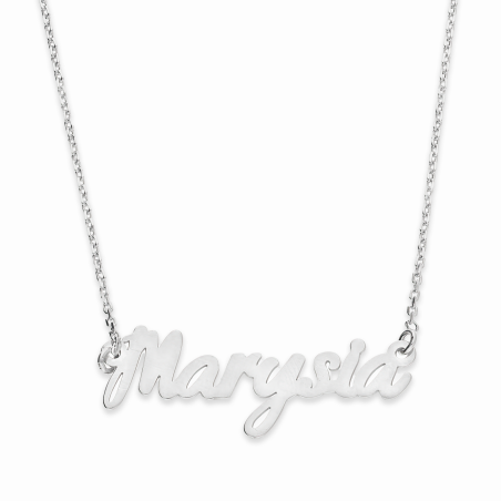 Srebrny naszyjnik z imieniem Marysia pr. 925 - JubilerSezam.pl