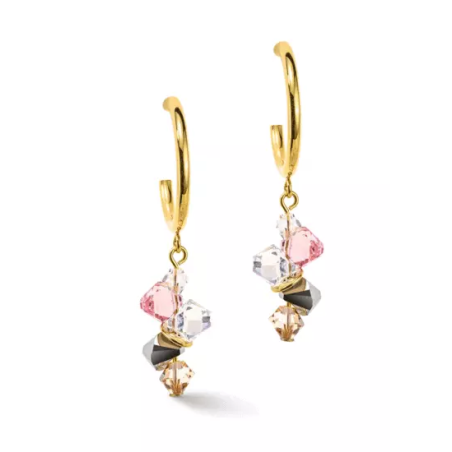 Kolczyki Coeur de Lion Light Rose - Kryształki Swarovski - JubilerSezam.pl