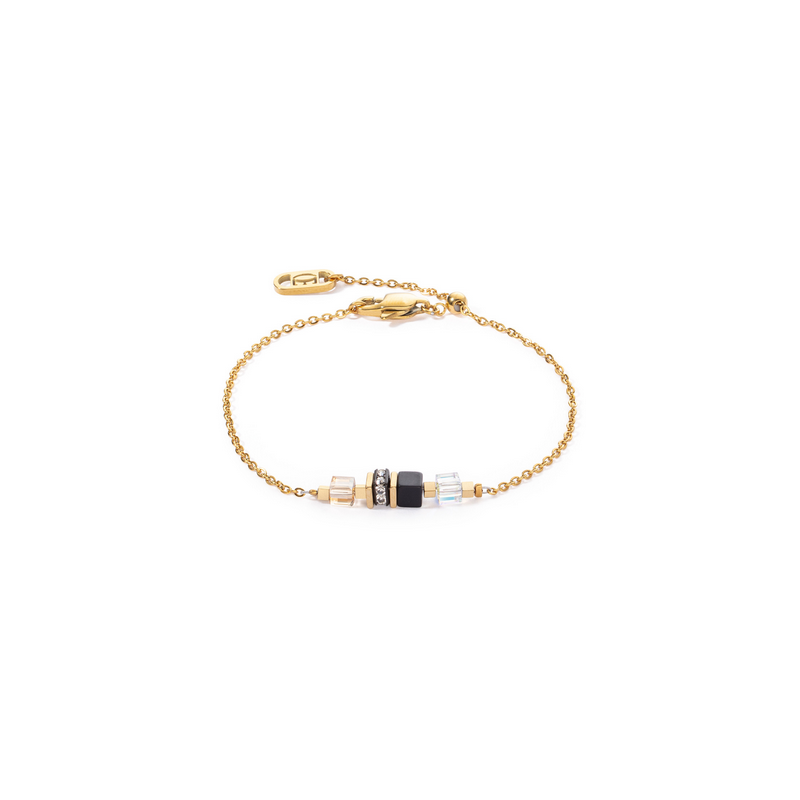 Bransoletka Coeur de Lion Black-Gold - JubilerSezam.pl