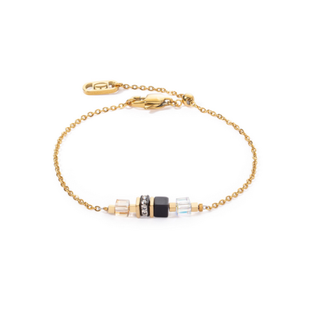 Bransoletka Coeur de Lion Black-Gold - JubilerSezam.pl